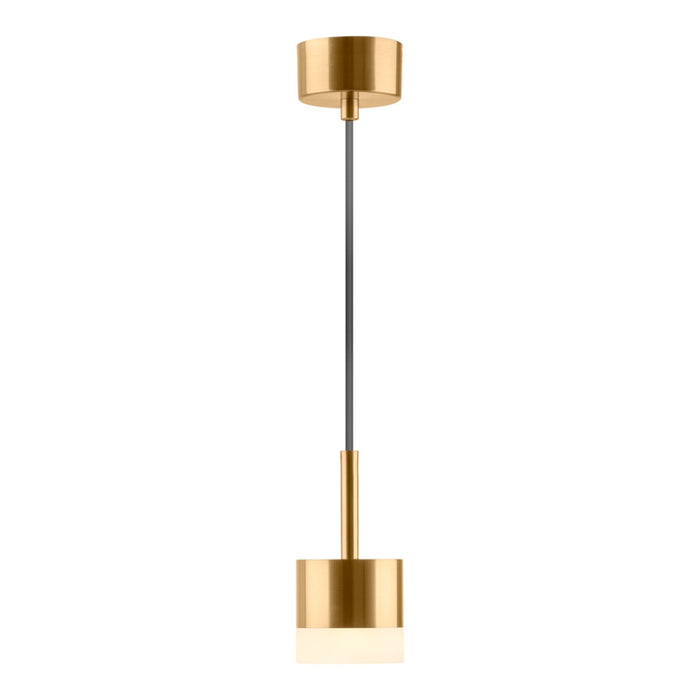 Puk Brass Look | Chrome and Glass LED Mini Pendant Light - Lighting.co.za