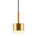 Puk Brass Look | Chrome and Glass LED Mini Pendant Light - Lighting.co.za