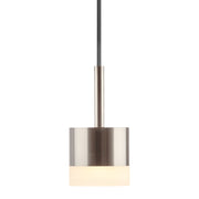 Puk Brass Look | Chrome and Glass LED Mini Pendant Light - Lighting.co.za