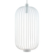 Voliere Black or White Cage Pendant Light 2 Sizes - Lighting.co.za