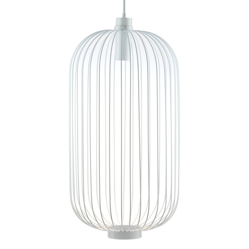 Voliere Black or White Cage Pendant Light 2 Sizes - Lighting.co.za
