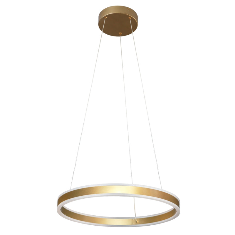 Eternity Black | White | Gold Ring LED Pendant Light - Lighting.co.za