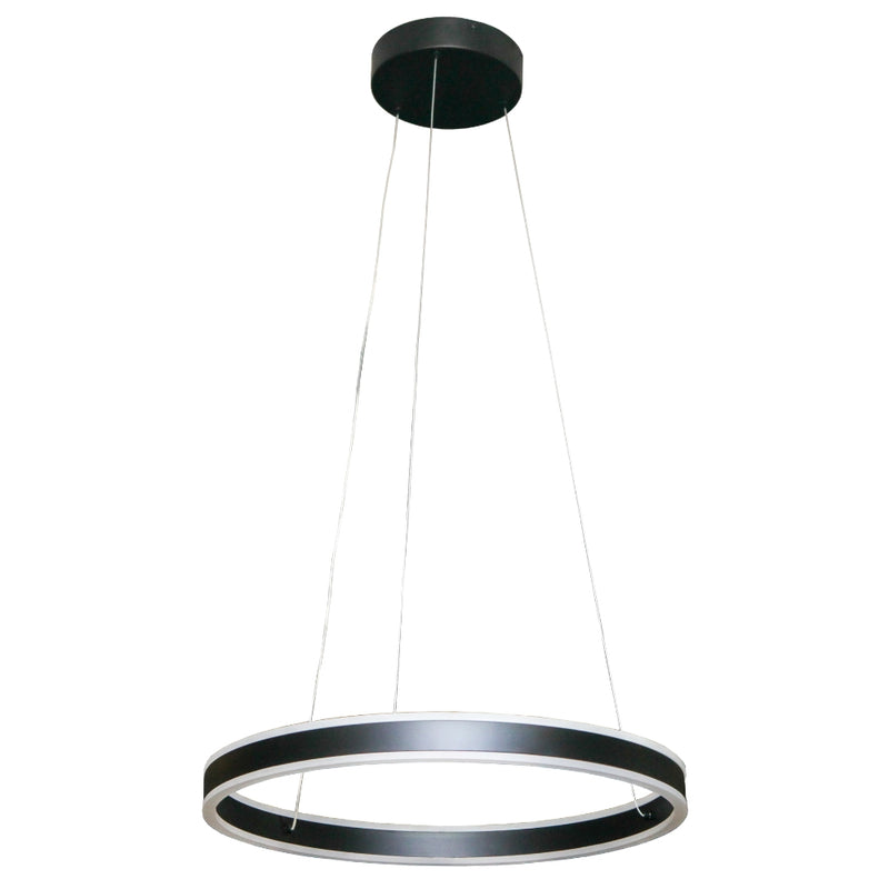 Eternity Black | White | Gold Ring LED Pendant Light - Lighting.co.za