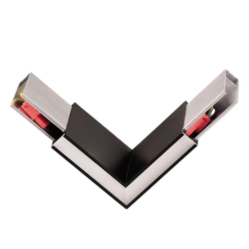 Chiara Black | White 90° Corner Joint Connection - Lighting.co.za