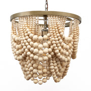 Sierra Natural Double Draped Beaded Chandelier - Lighting.co.za
