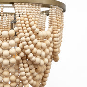 Sierra Natural Double Draped Beaded Chandelier - Lighting.co.za