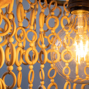 Jamie Natural Beaded Chandelier - Lighting.co.za