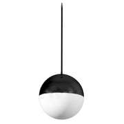 Fifty50 Gold or Black and Opal Glass Pendant Light 3 Sizes - Lighting.co.za