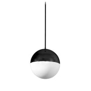 Fifty50 Gold or Black and Opal Glass Pendant Light 3 Sizes - Lighting.co.za