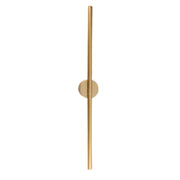 Hidra Tall 10 Watt LED Black | Gold Slim Wall Light - Lighting.co.za