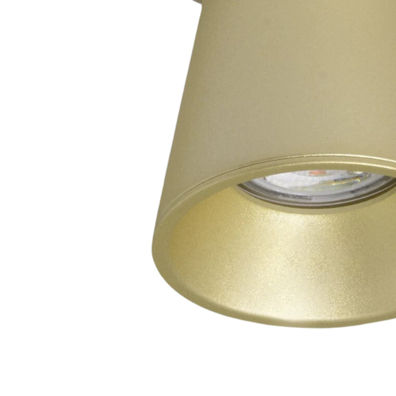 Kiddush Gold | Black | White GU10 Surface Mounted Down Light - Lighting.co.za