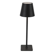 Isla Smooth Shade Black | White Rechargeable Table Lamp - Lighting.co.za