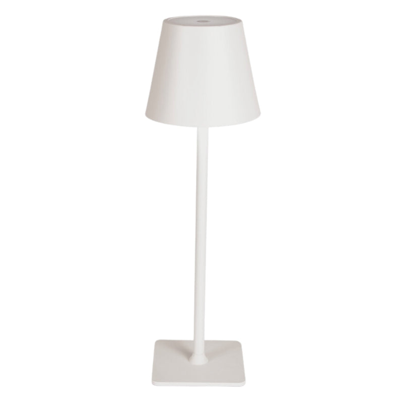 Isla Smooth Shade Black | White Rechargeable Table Lamp - Lighting.co.za