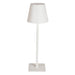 Isla Smooth Shade Black | White Rechargeable Table Lamp - Lighting.co.za