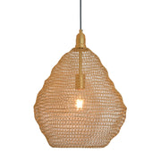 Pandora Black or Gold Wire Mesh Pendant Light 2 Sizes - Lighting.co.za
