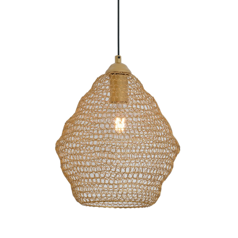 Pandora Black or Gold Wire Mesh Pendant Light 2 Sizes - Lighting.co.za