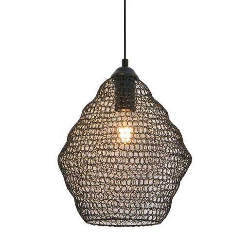 Pandora Black or Gold Wire Mesh Pendant Light 2 Sizes - Hanging Lights - Lighting.co.za