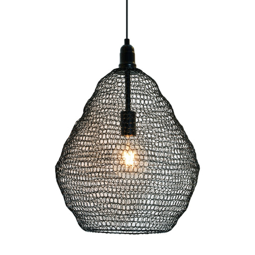 Pandora Black or Gold Wire Mesh Pendant Light 2 Sizes - Lighting.co.za