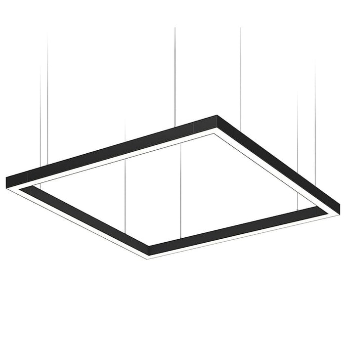 T-Uni LED Black | White Rectangle Profile Pendant Light 2 Sizes - Lighting.co.za