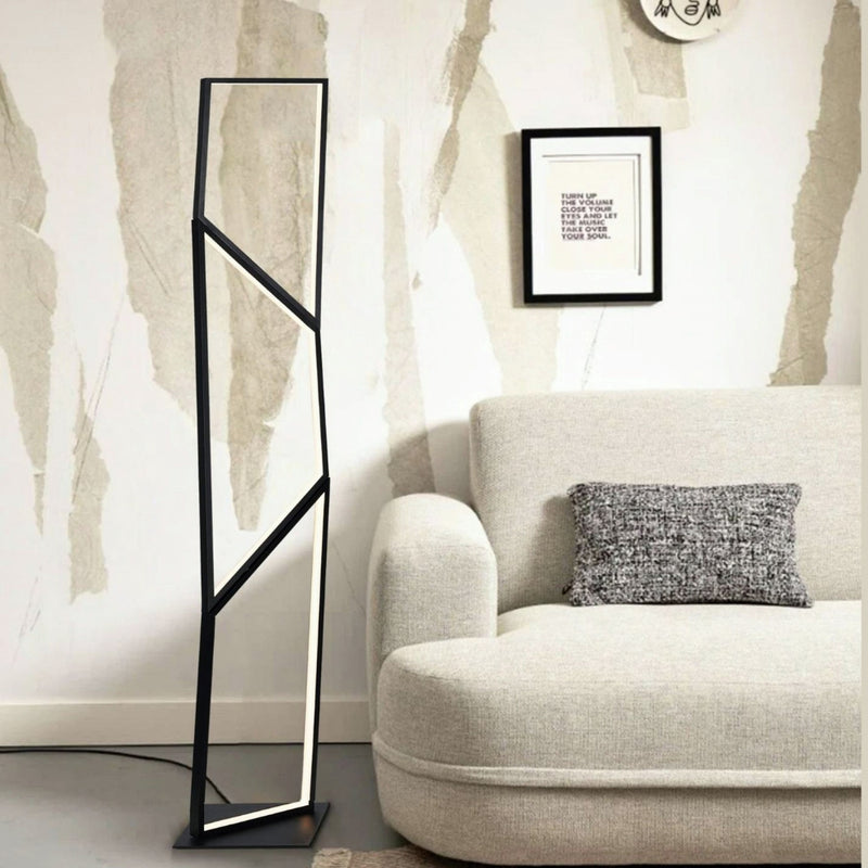 Balari Black Slim LED Floor Lamp - Lighting.co.za