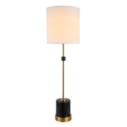 Videl Gold and Black Marble Table Lamp - Lighting.co.za
