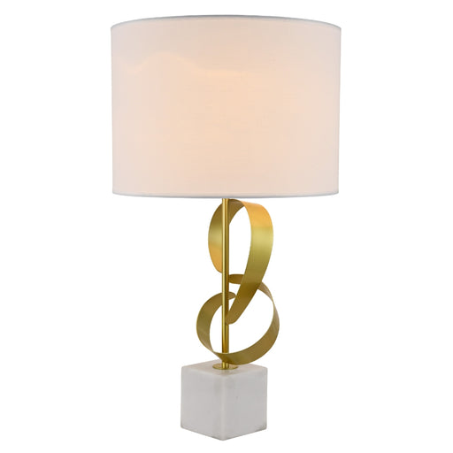 Villa Gold and Marble Table Lamp - Lighting.co.za