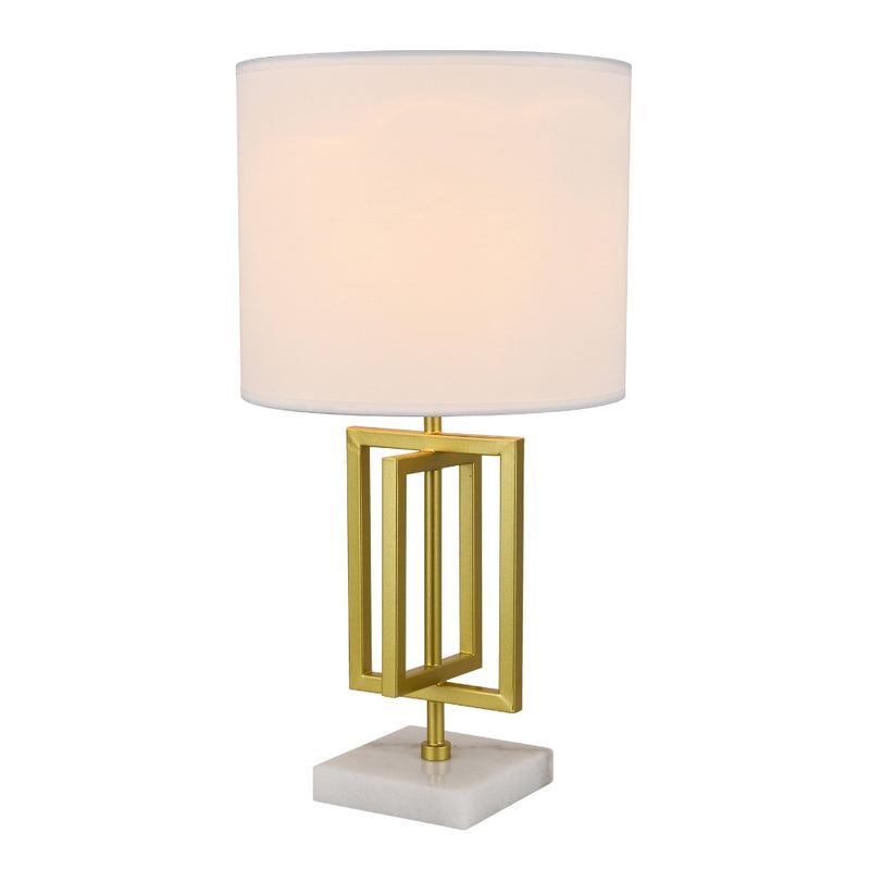 Saxon Gold and Marble Table Lamp - Lighting.co.za