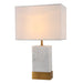 Chapel Gold and Marble Table Lamp - Lighting.co.za