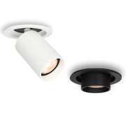Hide Retractable Adjustable Black or White GU10 Downlight - Lighting.co.za