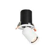 Hide Retractable Adjustable Black or White GU10 Downlight - Lighting.co.za
