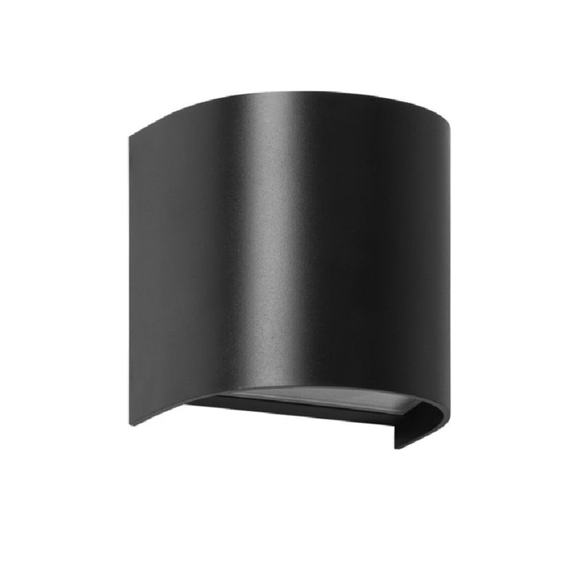 Evok 1 GU10 Down Facing Black | White Outdoor Wall Light - Lighting.co.za