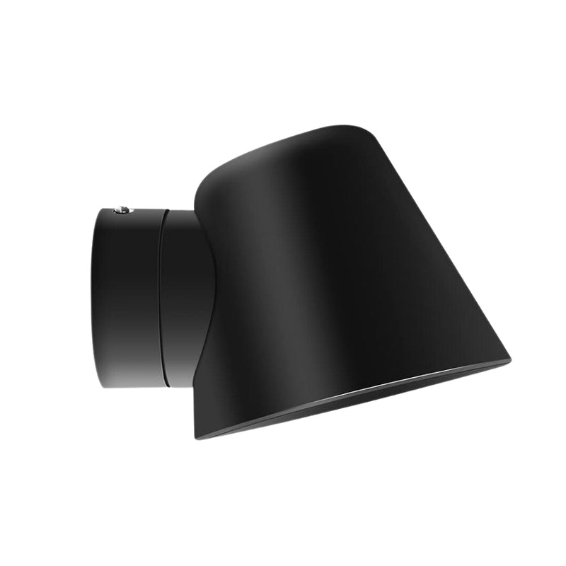 Deli GU10 Down Facing Black Outdoor Wall Light - Lighting.co.za