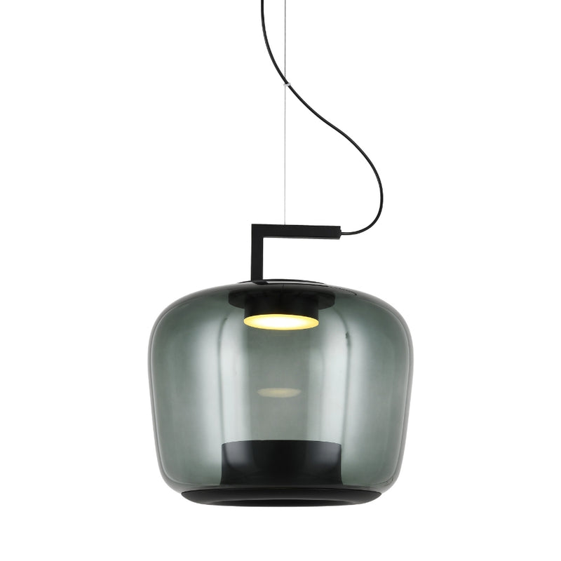 Magnum Pod Amber or Green Glass LED Pendant Light - Lighting.co.za