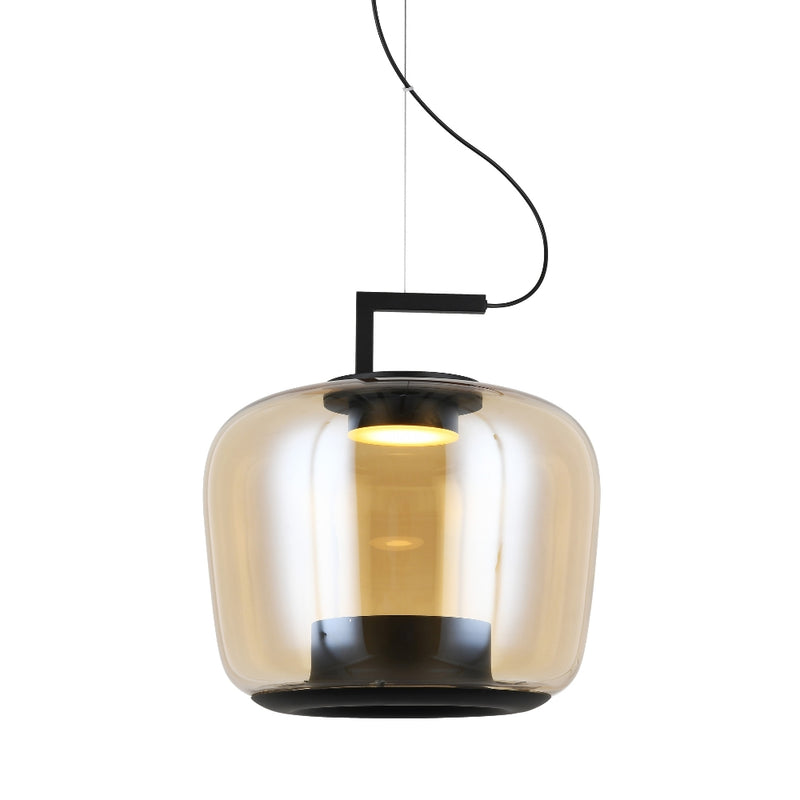 Magnum Pod Amber or Green Glass LED Pendant Light - Lighting.co.za