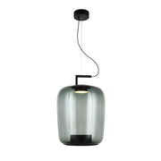 Magnum Tall Amber or Green Glass LED Pendant Light - Lighting.co.za