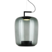 Magnum Tall Amber or Green Glass LED Pendant Light - Lighting.co.za
