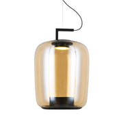 Magnum Tall Amber or Green Glass LED Pendant Light - Lighting.co.za