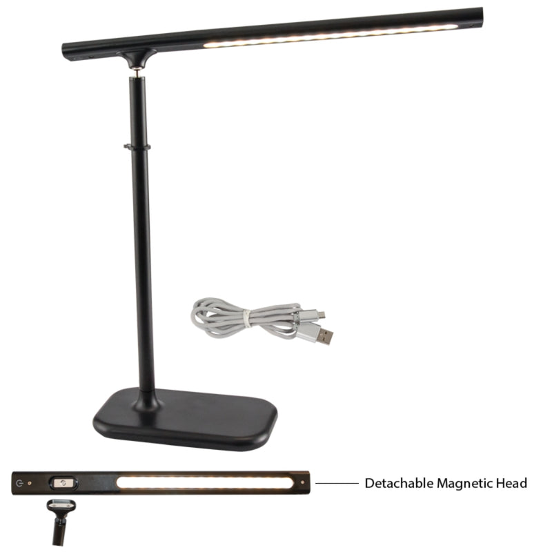 Tidal Black or White Rechargeable Desk Lamp - Lighting.co.za