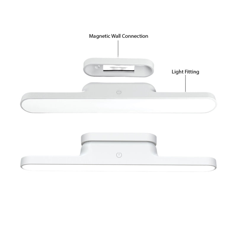 Enoki Black or White Rechargeable Touch Control Wall Light - Lighting.co.za