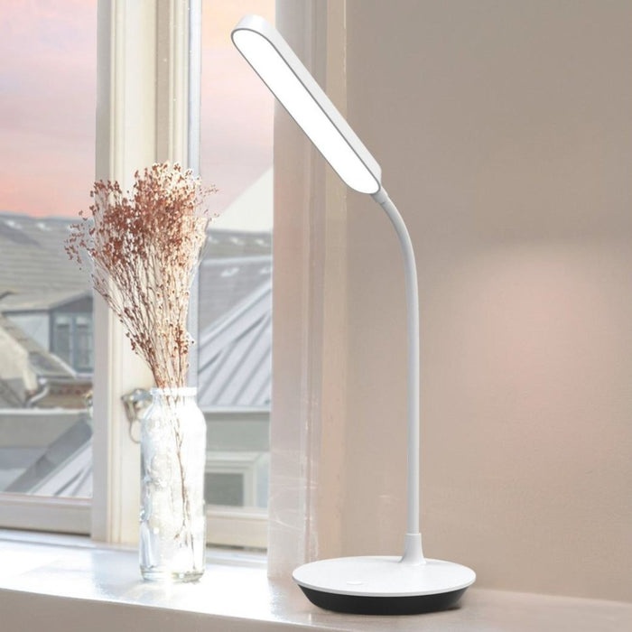 Merete Black or White Rechargeable Desk Lamp - Lighting.co.za