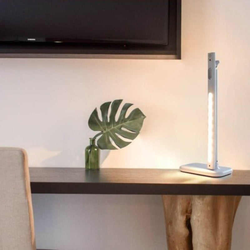 Tidal Black or White Rechargeable Desk Lamp - Lighting.co.za