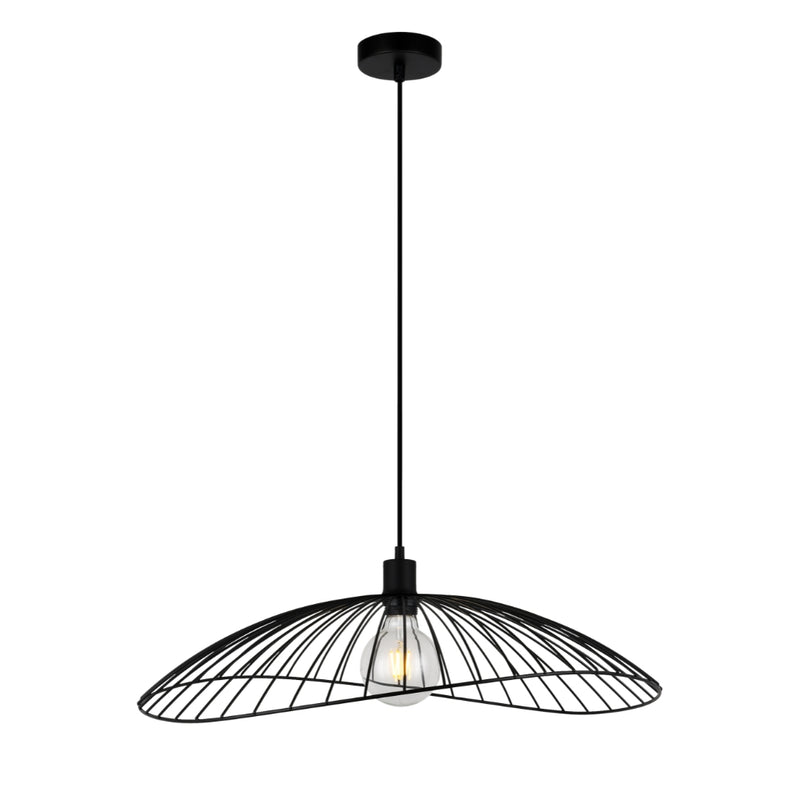 Sensu Solo Black | Gold | White Wire Pendant Light - Lighting.co.za