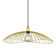 Sensu Solo Black | Gold | White Wire Pendant Light - Lighting.co.za