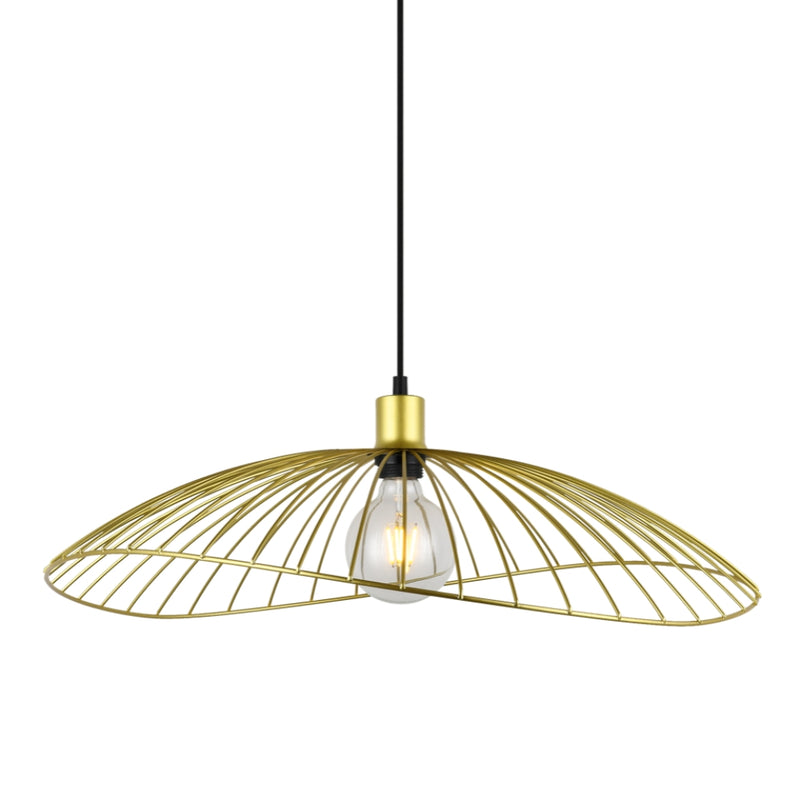 Sensu Solo Black | Gold | White Wire Pendant Light - Lighting.co.za