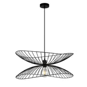 Sensu Twin Black | Gold | White Wire Pendant Light - Lighting.co.za