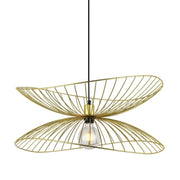 Sensu Twin Black | Gold | White Wire Pendant Light - Lighting.co.za