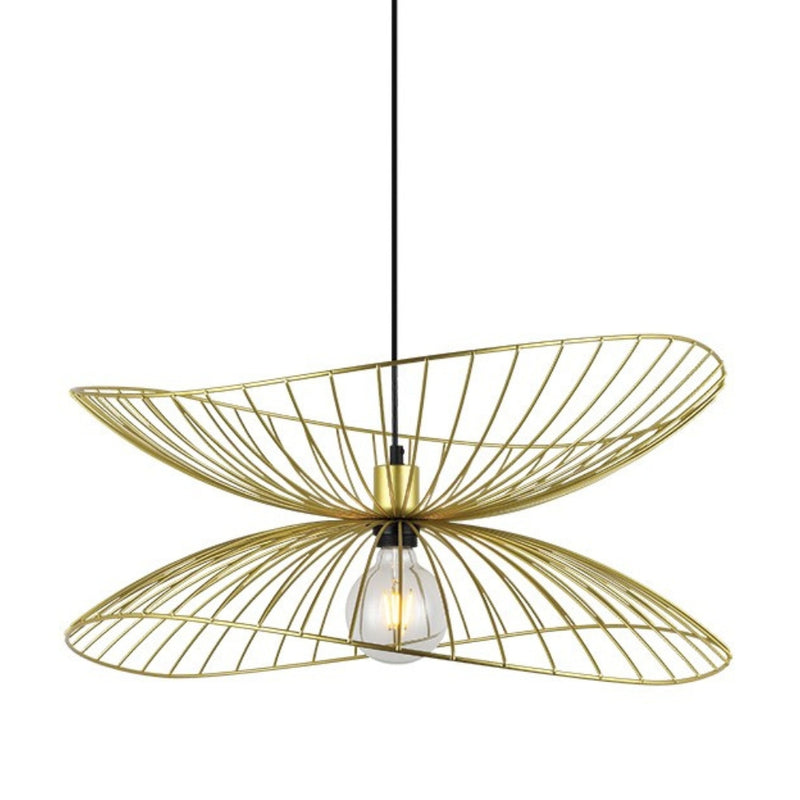 Sensu Twin Black | Gold | White Wire Pendant Light - Lighting.co.za