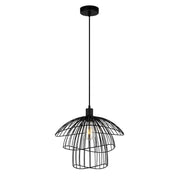 Sensu Trio Black | Gold | White Wire Pendant Light - Lighting.co.za