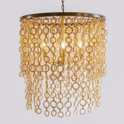 Jamie Natural Beaded Chandelier 3 Sizes - Lighting.co.za
