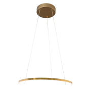 Ribbon Slim Gold | Black | White LED Ring Pendant Light 2 Sizes - Lighting.co.za